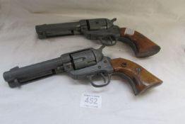 A pair of replica revolvers