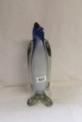 A Murano glass penguin decanter missing stopper