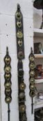 4 martingales complete with brasses