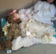 A quantity of porcelain dolls