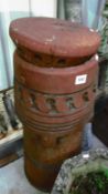 An old terracotta chimney pot