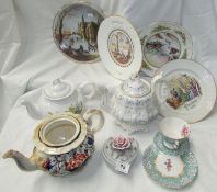 A mixed lot including Royal Albert, (some a/f)