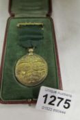 A silver Ruston Hornsby 50yrs service medal 1890-1940 in original case