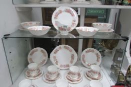 25 pieces of Colclough 'Wayside teaware