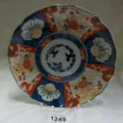 An early Japanese hand painted plate