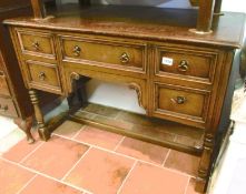 An oak desk