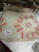 A Victorian aplique' quilt (a/f)