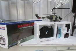 A Marine's Lynx radio controlled helicopter