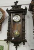 A Vienna wall clock, in working order