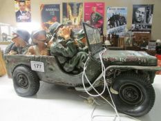 A Guillermo Firchino collector's series military jeep