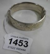 A silver bangle