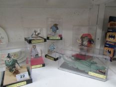 A World of Miniature set of Peter Pan bears & crocodile