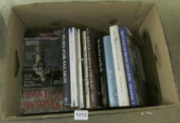 A mixed lot of angling books and magazines