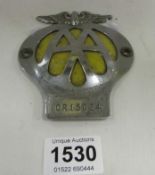 An old AA badge