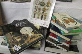 A good lot of clock and watch books