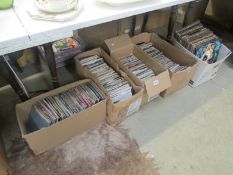 4 boxes of 45rpm and 1 box of LP records