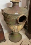 A large garden urn (33")