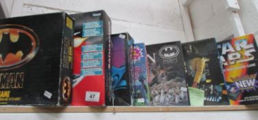 A quantity of boxed board games including Batman, Star Trek etc
