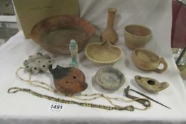 A collection of Roman, Syrian and Egyptian antiquities with certificates