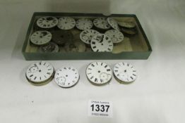 A quantity of pocket watch movements