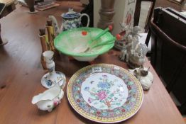 A mixed lot of china including Beswick, Worcester, some a/f