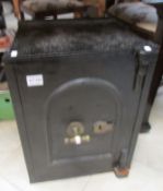 An old iron safe