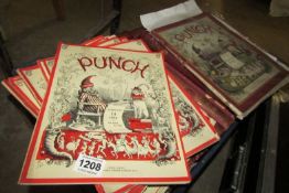 A large quantity of Punch magazines
