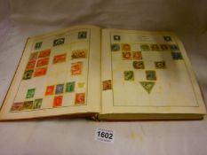 An album of foreign stamps