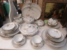 41 pieces of Japanese tea and dinnerware