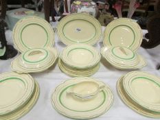 27 pieces of Clarice Cliff dinnerware