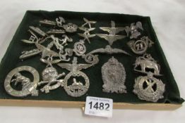 30 silver military badges