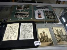 3 albums of postcards inc Lincolnshire and Nottinghamshire