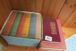 A boxed set of classics and other books