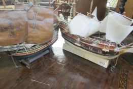 2 Model ships