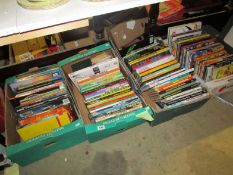 4 boxes of children's books 1970's onwards, mainly superheroes