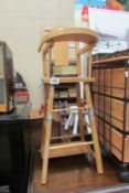 A vintage doll's high chair