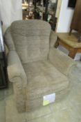 A G plan beige armchair