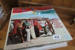 A large collection of Beachboys 1960/70's LP records