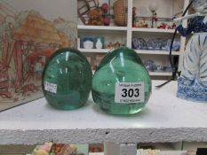 2 glass dumps, a/f