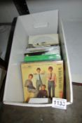 A collection of Beatles singles, EP's, Picture sleeves
