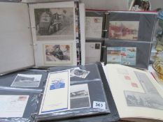 4 albums of ephemera including aviation, space etc