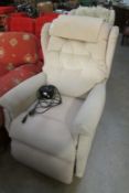An electric reclining chair