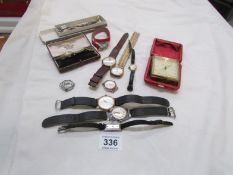 A quantity of wrist watches including Timex etc