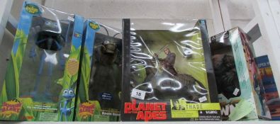 2 Bugs Life, a Spawn and a Planet of the Apes boxed toys