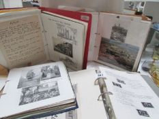 5 folders of aircraft related and other ephemera