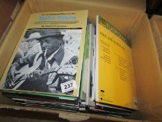 A box of music and song books