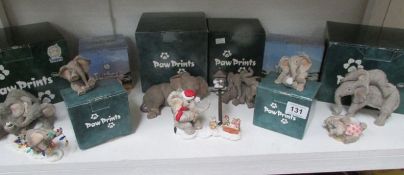 11 Tusker and Paws figures, some boxed
