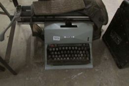 A vintage Olivetti typewriter