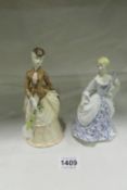 2 Royal Worcester figurines