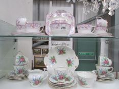 A 21 piece Royal Stuart and a 21 piece Jason Ware tea sets